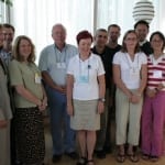 2006 Jyvaskyla (L-R) D. Castelli, P. Hay, M. Manson, B. Crum (BM), P. Heikinaro-Johansson (BM), E. Eldar (BM), E. Gerlach, SJ. Belton, A. Leow, C. Koca.