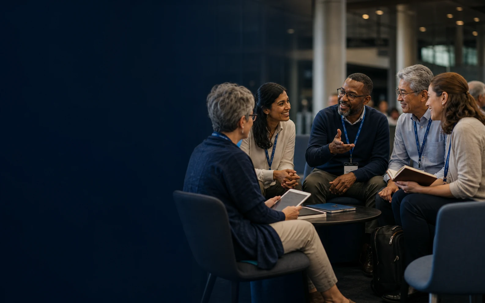 AIESEP members in conversation